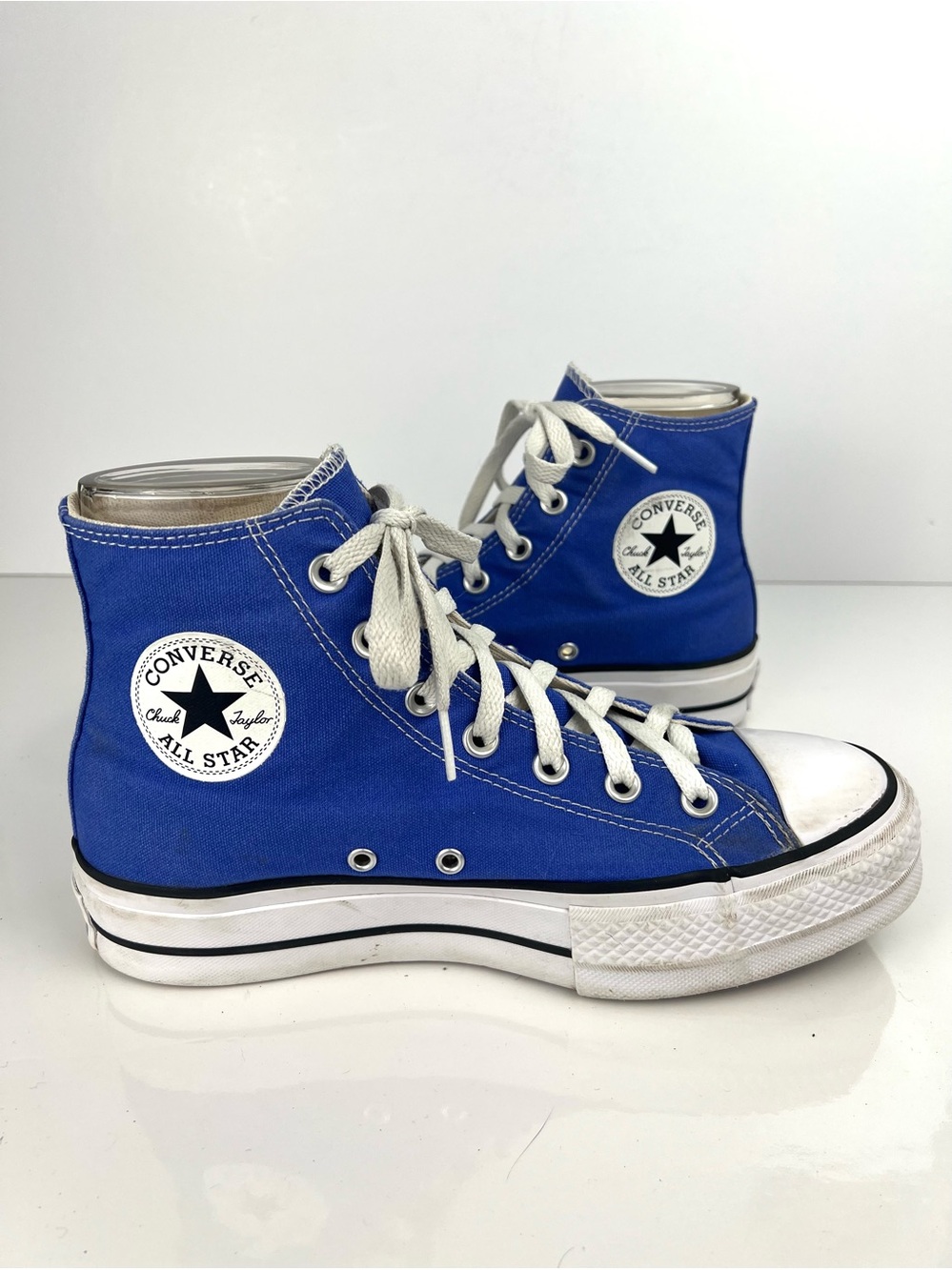 CONVERSE Chuck Taylor All Star Lift Platform High Top Sneakers 8.5 Cobalt Blue